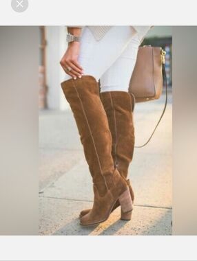 Steve Madden Tall Brown Suede Over-the-Knee Boots